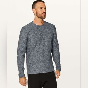 Lululemon Surge Warm Long Sleeve - Heathered Melanite